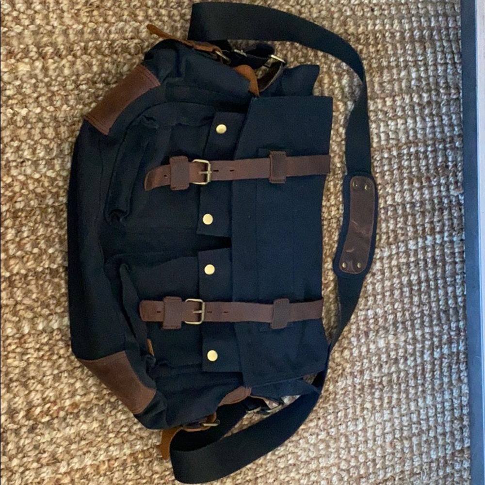 Durable, Vintage Canvas and leather Messenger Bag